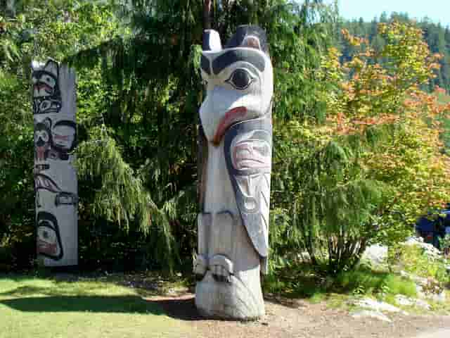 Alaskan Totem Pole for Oh Great Spirit Song
