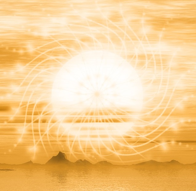 Sun Mandala for the Chant Om Hiranya Garbhaya Namaha