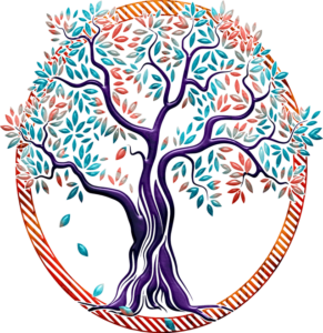 Watercolor Tree of Life of Family Ancestral Energies