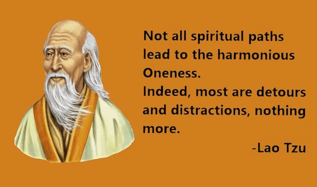 Lao Tzu's Image and Spiritual Quote