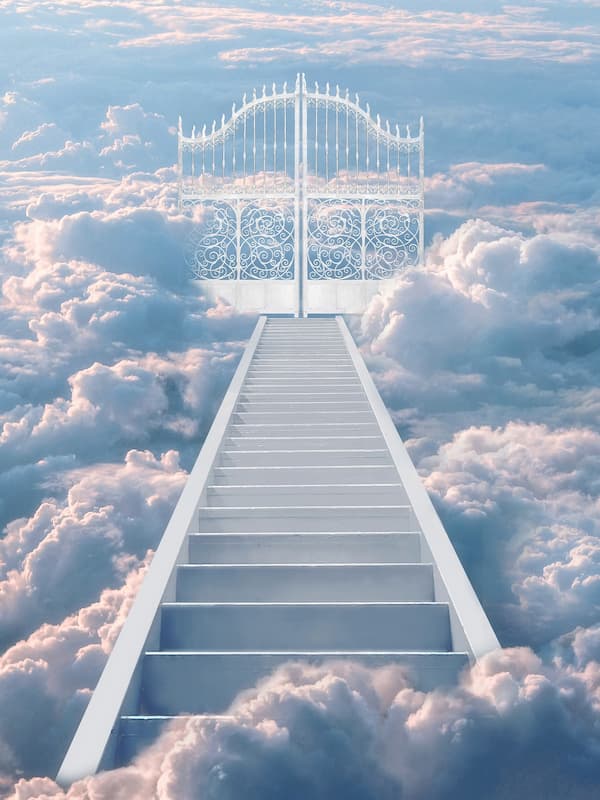 Image of the Gates of Heaven with Steps